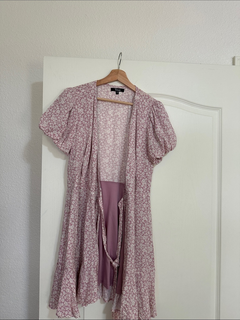 Trixxi Dusty Rose Floral Mini Dress